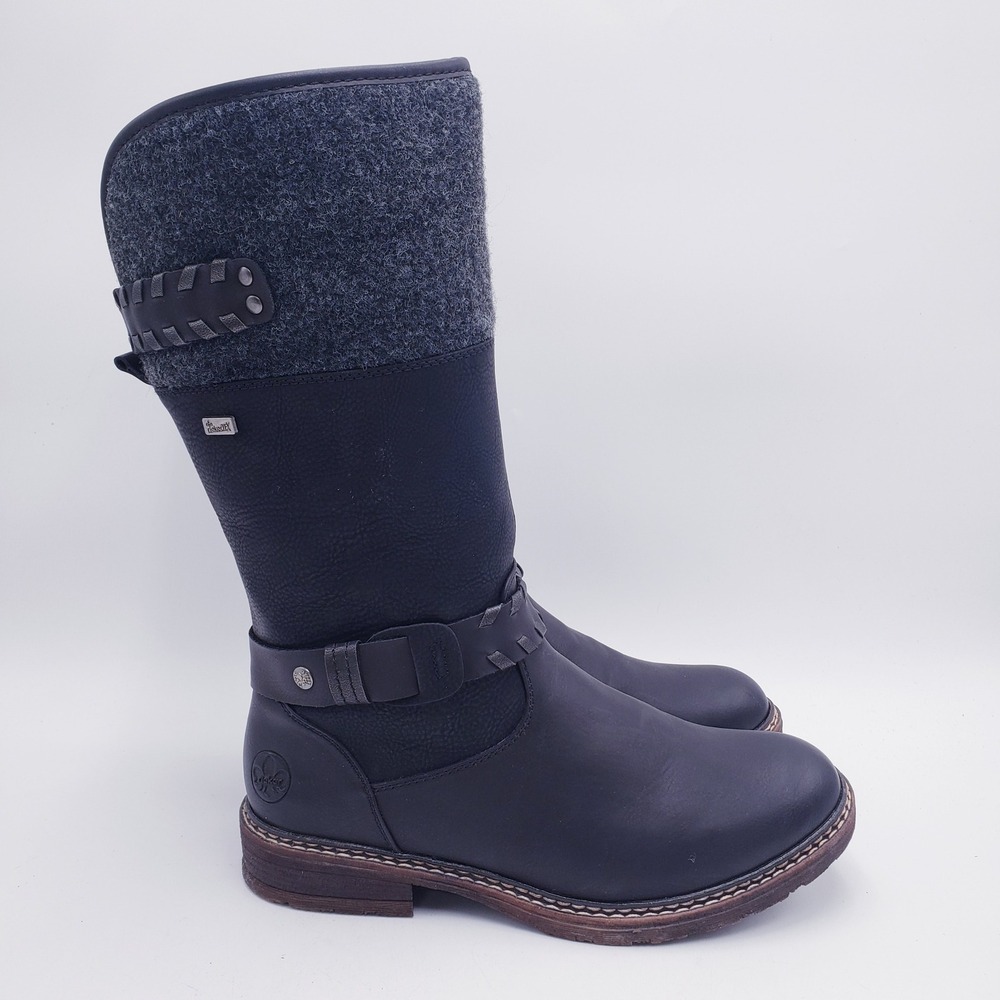 Rieker Dominika 79 Mid‎ Calf Shearling Lined Winter Size 40